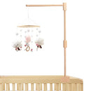 Crib Mobile Holder Arm | Wooden Nursery Mobile Arm,Rotated Baby Mobile for Crib with Hanging Holes for Children Room, Bedroom, Baby’s Room for Mothers, Friends,