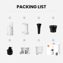 MIUI Slow Juicer FFX Easy-to-clean Electric Juice Maker, Lemon Fruit Blender, Mini Portable Can Make Ice Cream, 2022NEW Mini-Pro (White)