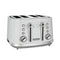 Morphy Richards Vector 4 Slice Toaster 248134 White Four Slice Toaster White Toaster