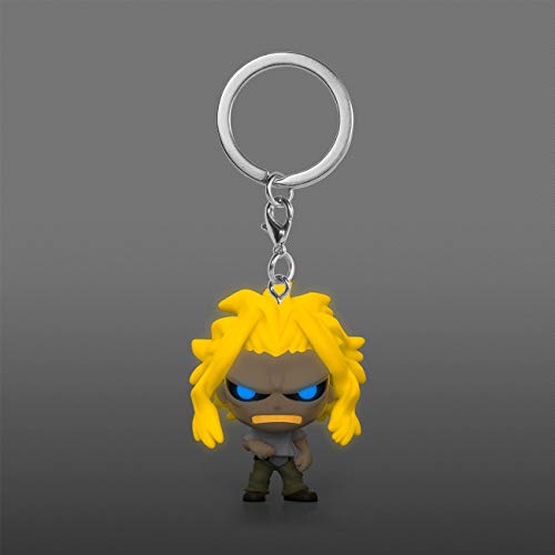 Funko My Hero Academia All Might (True Form) (GITD) Pocket Pop Keychain (AAA Anime Exclusive)