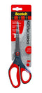 Scotch Precision Scissors 8 inches (20.3cm) 1448, Grey/Red