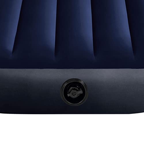 Intex Junior Twin Dura-Beam Series Classic Downy Airbed, Blue, Single