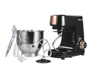 belaco Full Size Stand Mixer 7L Stainless Steel Mixing Bowl Food Mixer 1500W Tilt Head 6 Speed Timer Digital Kitchen Mixer with Whisk, Beater & Dough Hook, Black