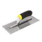 ZJNOTED 4 Piece Concrete Tools includes plastering trowel with SQ teeth plastering trowel with V teech 11” bricklaying trowel 6”pointing trowel