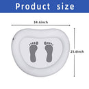 Inflatable Pool Foot Bath Basin, Foot Soaking Bath Basin for Pool Entry Ladder, Swimming Pool Clean Feet, Home Spa Treatment (1 Pack)