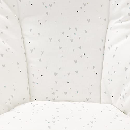 Stokke Tripp Trapp Baby Cushion, Sweet Hearts - Add Softness, Support & Comfort to Your Tripp Trapp Baby Set - Machine Washable + Made with Organic Cotton - Fits All Tripp Trapp Chairs