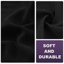 H.VERSAILTEX Blackout Thermal Insulated Grommet Room Darkening Curtains for Bedroom and Living Room - Set of 2 Panels, Each W132cm x D160cm, Jet Black