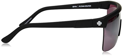 Flynn 5050 Matte Black - HD Plus Rose with Silver Spectra Mirror