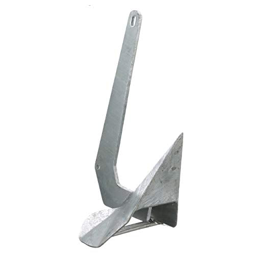 Seachoice 41550 Plow Anchor – Hot Dipped Galvanized Steel – for Boats 32 to 41 Feet – 22 Pounds