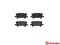 Brembo P83068 Rear Disc Brake Pad - Set of 4