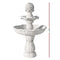 Gardeon Solar Fountain Water Feature Pump Kit Bird Bath Outdoor Indoor Ivory