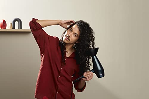Remington Illusion Hair Dryer, AC7801AU, 2300 Watts, 3 Hair Care Infused Minerals, Anti-Frizz Protection, Black Iridescent Design 1.0 Count