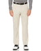 PGA TOUR Men's Flat Front Active Waistband Golf Pant with a Classic Fit, Moisture-Wicking and Sun Protection (Sizes 30-54), Silver Lining, 42W x 29L
