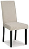 Signature Design by Ashley Upholstered Dining Chair Set of 2, Wood, Beige, 18" W x 24" D x 38" H