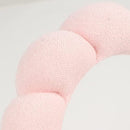 Spa Headband for Women, Makeup Headband for Sponge & Terry Towel Cloth Fabric Hair Band and Versed Headband for Face Washing, Makeup Removal, Shower, Skincare(Pink-1 Pc)