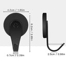 FYY Magnetic Hooks, 2 Pack Heavy Duty Magnets with Hook for Refrigerator, Magnetic Wreath Hanger for Metal Front Door Christmas Decoration, Cruise Hook Hanger for Hanging Cabins Grill Coat Pattern 2