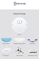 ECOVACS DEEBOT N8 Robot Vacuum Cleaner,dToF 2-in-1 Vacuum & Mopping,2300Pa Suction Power,Multi-Floor Mapping, Virtual Boundary,Carpet Detection