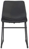 Signature Design by Ashley Centiar, Dining Chair, Black