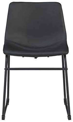 Signature Design by Ashley Centiar, Dining Chair, Black