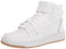 Reebok Unisex-Adult Resonator Mid Basketball Shoes, White/Gum, 8.5 Women/7 Men