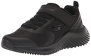 Skechers Kids Bounder - Gorven Slip-On Sneaker, Black/Black, US 12 Little Kid