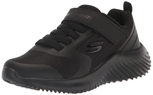 Skechers Kids Bounder - Gorven Slip-On Sneaker, Black/Black, US 12 Little Kid