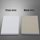 100 Sheets Plain Notepad - 4 x 6" White Blank Memo pad, Scratch Pad for Restaurant Server, Concession Stand, School and Office Supplies 4" x 6" White