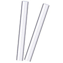 2 Pcs 7.67" Acrylic Clay Rolling Pin Clear Solid Clay Roller Bar Ceramics Clay Roll Stick Rod Baking Tool for Shaping and Sculpting Supplies