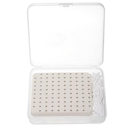 ZENFUN Kiln Stilts Support Nails Pottery Firing Mat, Ceramic Refractory Support Pad, High Temperatures Resistant Firing Kiln Burning Tools Accessories for Potters, Clay Pottery, Ceramic Hobbyists