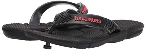 Havaianas Men's Slip-on Flip-Flop, Black, 9-10