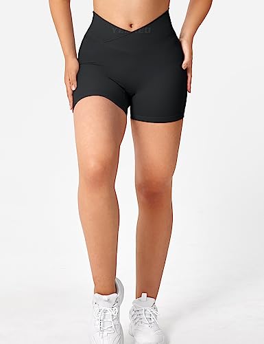 YEOREO Grace Workout Shorts for Women Butt Lifting High Waisted Tummy Control Gym Yoga Biker Shorts,