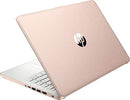 2021 HP 14" HD Laptop, Intel Celeron N4020 Processor, 4GB RAM, 64GB eMMC, Webcam, HDMI, Windows 10 S, 1 Year Office 365 , Google Classroom or Zoom Compatible, MD Accessories (Rose Gold)