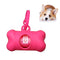 ZENVALY Dog Waste Bag Dispenser, Portable Waste Bag Dispenser for Hanging Dog Waste Bags, Bag Dispenser for Attaching to the Dog Lead with 1 Roll, Leak-proof Dog Waste Bags, Pink