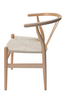 SK Designer Living Replica Hans Wegner Wishbone Chair - Natural