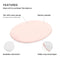 Stokke Sleepi Mini Fitted Sheet (Peachy Pink)