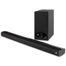 Polk Audio Signa S2 Ultra-Slim Universal TV Sound Bar with Wireless Subwoofer, Bluetooth Enabled Music Streaming, Black