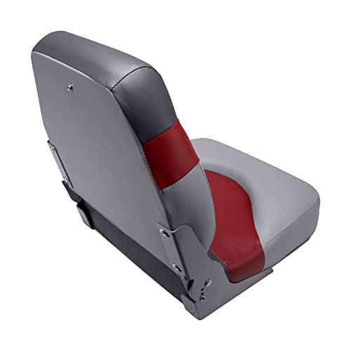 Wise Boat Seat, Grey/Charcoal/Red