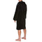 ARENA Unisex Core Soft Robe Bathrobe, Black/White, Large