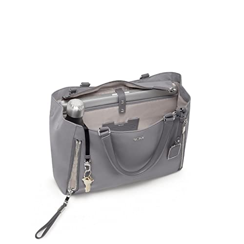 Tumi VOYAGEUR VALETTA MEDIUM TOTE Women's Toad Bag, Official Product, Gray, gray