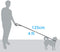 Zenify Pets Dog Lead - Durable Strong Chew Resistant Slip Lead Nylon Rope Padded Handle Mountain Climbing Harness Pet Puppy Training Slipknot Leash for Walking [1/2 inch 1.2cm Thick] (Black 4ft)