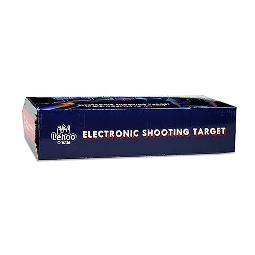 Lehoo Castle Nerf Target, Electronic Shooting Target for Nerf Gun Foam, Digital Target 4 Dart, Nerf Tactical Vest Kit for Boys and Girls