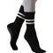 Women Yoga Socks Non-Slip with Grips for Yoga Pilates Barre Dance Soft Comfortable Breathable Sweat-Absorbing and Durable Middle Barrel Sport Socks Black