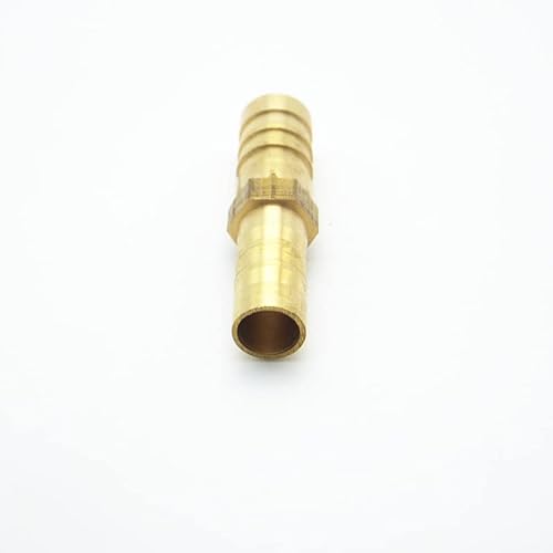 1Pcs Two Way Reducing Connector Brass Barb Hose Connector Fitting Tube Reducers Hose Fitting Adapter Connect Water Pipe DIY(6mm-10mm)