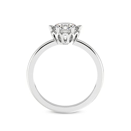 1 carat - 3 carat | IGI Certified Lab Grown Diamond Engagement Ring | 14K Or 18K in White, Yellow Or Rose Gold | Malissa Solitaire Lab Diamond Ring | FG-VS1-VS2 Quality Friendly Diamonds, 1 ct, Precious Metal, Diamond