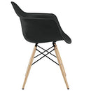 Modway, Wood, Black, One Dining Armchair