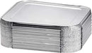 Packware Square Disposable Aluminum Foil Tray - Premium Quality Aluminum Foil with Leakage-Proof, Durable, Recycled Material - Catering, Baking, Roasting, Grill & Much More - 20x20x5cm (20 Pack)