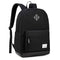 Backpack for Men Women, VASCHY Water-Resistant School Backpack Bookbag Daypack for Teens/College Students Black