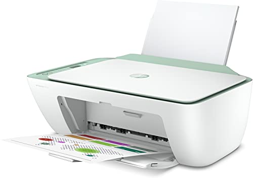 HP DeskJet 2722e All-in-One Color Printer - Medium – Home Office, Students - Print, Copy, Scan – White (297X0A)