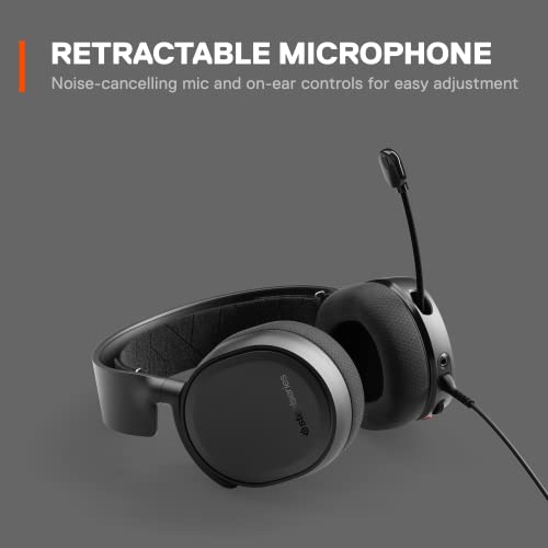 SteelSeries Arctis 3 Console Edition - Stereo Wired Gaming Headset - for Playstation 4, Xbox One, Nintendo Switch, VR, Android and iOS - Black