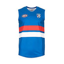 Western Bulldogs Junior Youths Kids AFL Auskick Jumper Guernsey Jersey Shorts Socks Playing Pack with Football Size 6
